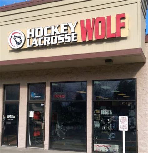 hockey lacrosse wolf